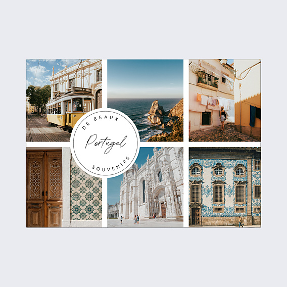 Affiche voyage Pastille