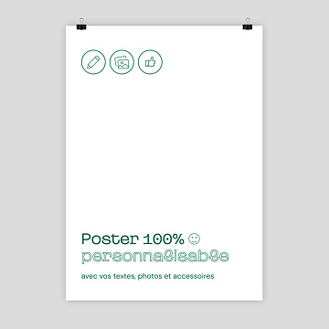Poster voyage 100% Personnalisable
