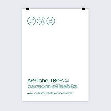 Poster voyage 100% Personnalisable