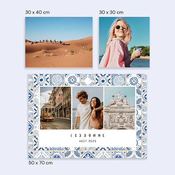 Affiche voyage Azulejos