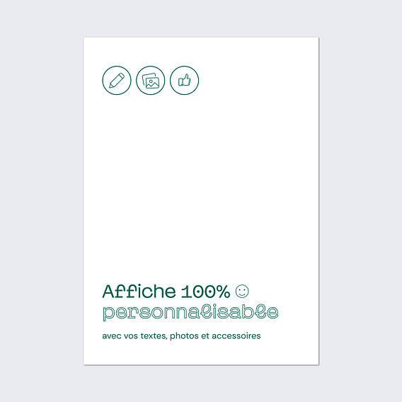 Affiche voyage 100% Personnalisable