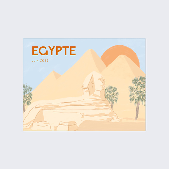 Affiche voyage Egypte 