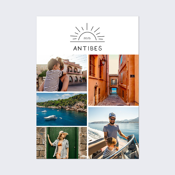 Affiche voyage Soleil Couchant