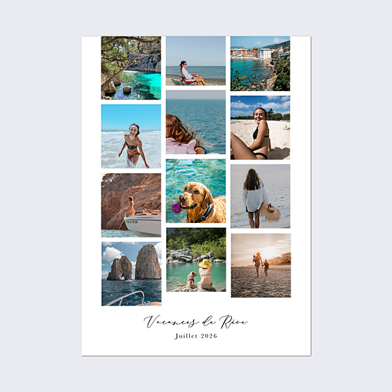 Affiche voyage Trois Photomatons