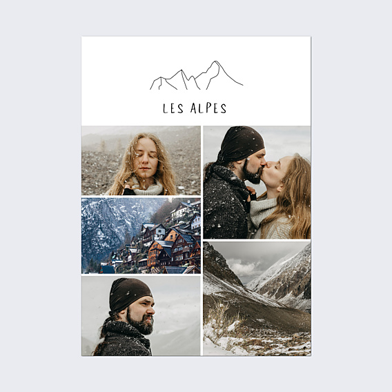 Affiche voyage Montagnes