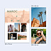 Affiche voyage Maroc Illustré