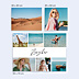 Affiche voyage Escale Tropicale