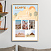Affiche voyage Égypte Illustré
