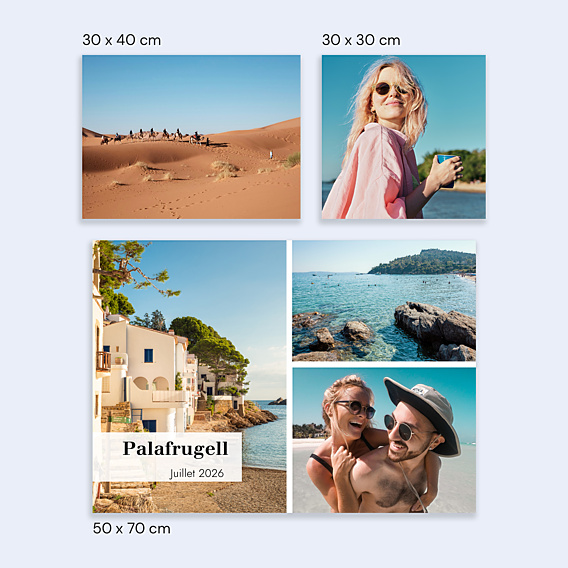 Affiche voyage Bandeau Graphique