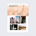 Affiche voyage Maroc Illustré