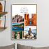 Affiche voyage Soleil Couchant