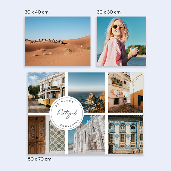Affiche voyage Pastille