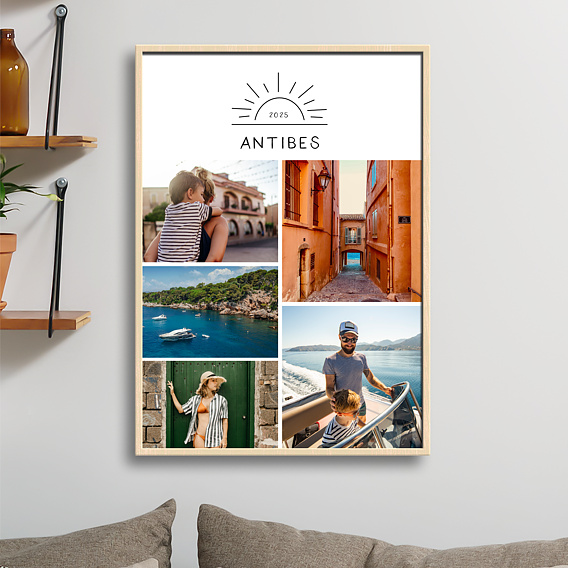 Affiche voyage Soleil Couchant