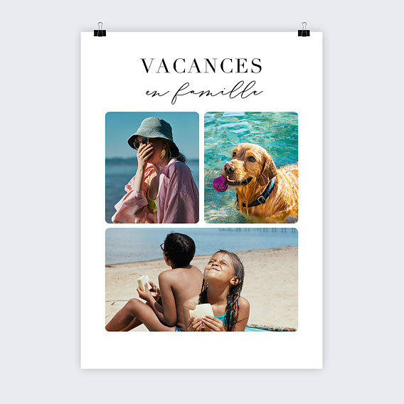 Affiche voyage Trio Photos