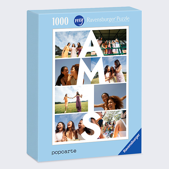 Puzzle famille Amis vertical