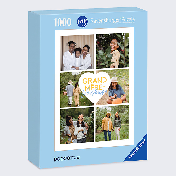 Puzzle famille Grand-mère-veilleuse
