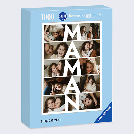 Puzzle famille Maman vertical