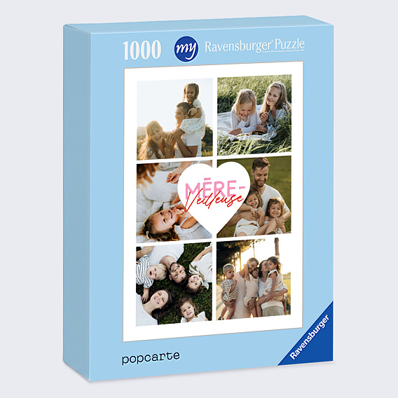 Puzzle famille Mère-veilleuse