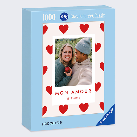 Puzzle famille 1001 coeurs