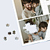 Puzzle famille Papa vertical
