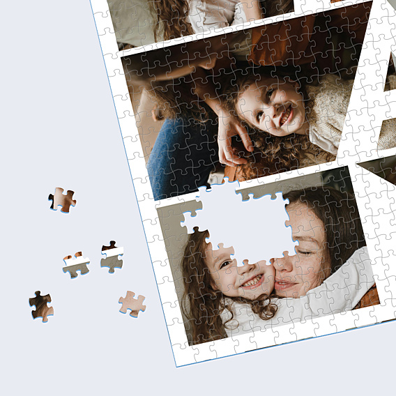 Puzzle famille Maman vertical