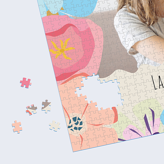 Puzzle famille Grandes fleurs