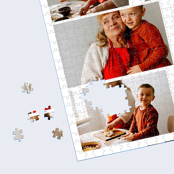 Puzzle famille Mamie vertical