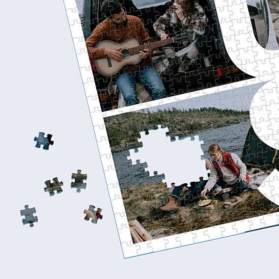 Puzzle famille Nous vertical