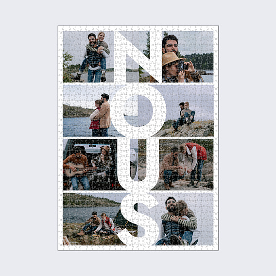 Puzzle famille Nous vertical