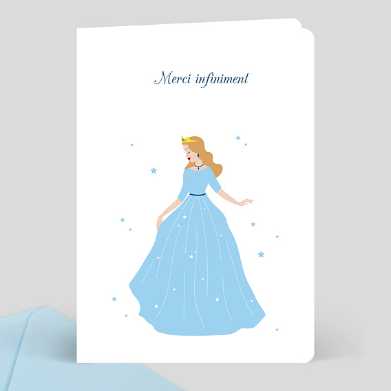 Remerciements Anniversaire Bal Princesse
