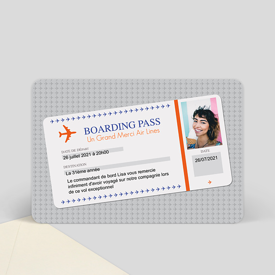 Invitation Anniversaire Billet D Avion Popcarte Invitation Anniversaire Billet D Avion Popcarte