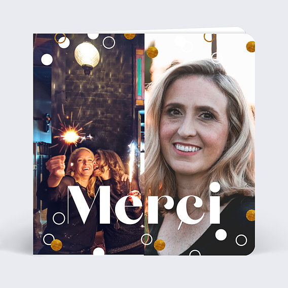 Carte remerciement anniversaire C'est la Fête
