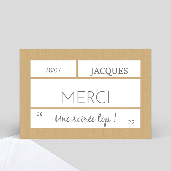 Remerciements Anniversaire Encadrés