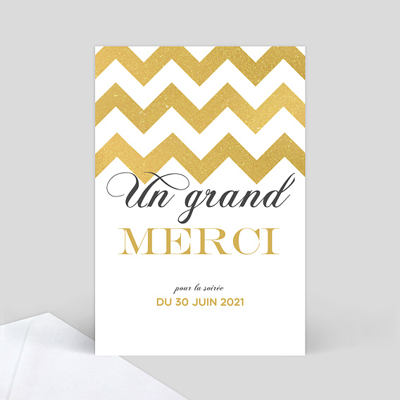 Remerciements Anniversaire Glamour