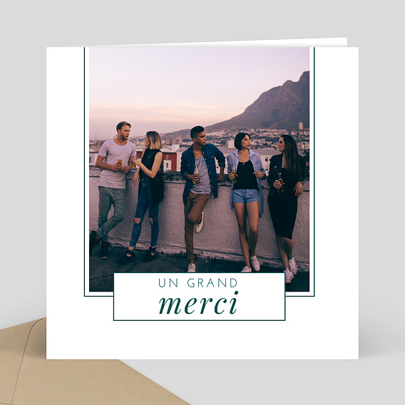 Remerciements Anniversaire Modernité