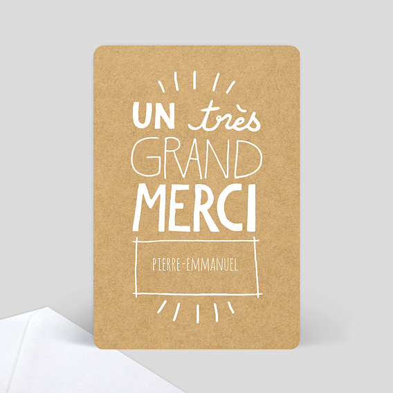 Remerciements Anniversaire Multi typo