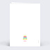 Carte remerciement anniversaire Birthday Cake Verso