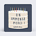 Remerciements Anniversaire Gâteau d'Anniversaire
