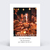 Carte remerciement anniversaire Typographie Cadre