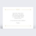 Carte remerciement anniversaire Losange Fleuri Verso