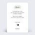 Carte remerciement anniversaire Tempo Verso