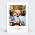 Carte remerciement anniversaire Polaroid Simple