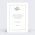 Remerciements Anniversaire Cadre Typographique III