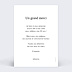 Remerciements Anniversaire Typographie Cadre