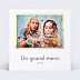 Carte remerciement anniversaire Esprit Gatsby