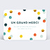 Remerciements Anniversaire Confettis Chic