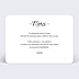 Remerciements Anniversaire Tirets