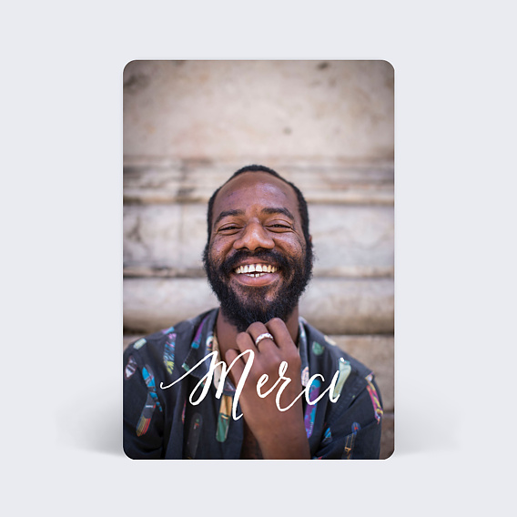 Remerciements Anniversaire Calligraphie