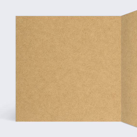 Carte remerciement anniversaire Joli Kraft Intérieur Gauche