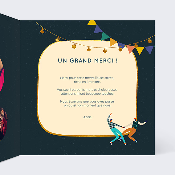 Remerciements Anniversaire Fiesta